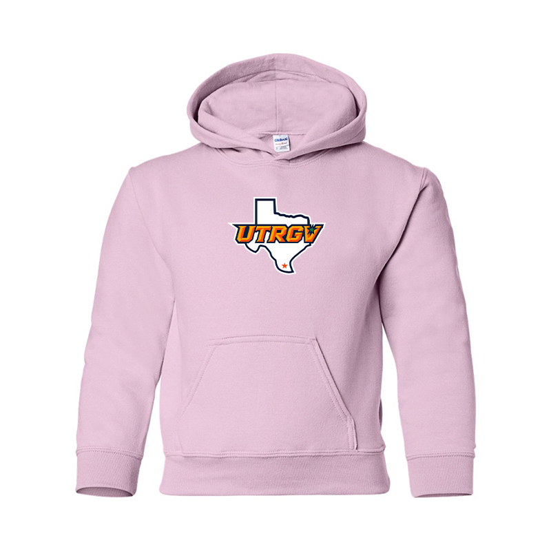Youth UTRGV Vaqueros Gildan Heavy Blend  Hooded Sweatshirt